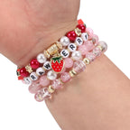 Lonext Halloween Bracelets Stackable Heishi Beaded Stretch Bracelets