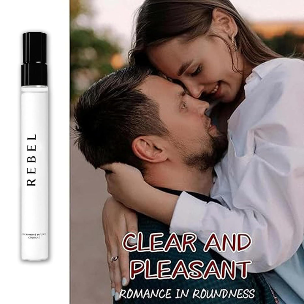 Rebel Pheromone Cologne for Men, 2025 New Rebel by Alloura, 2PCS