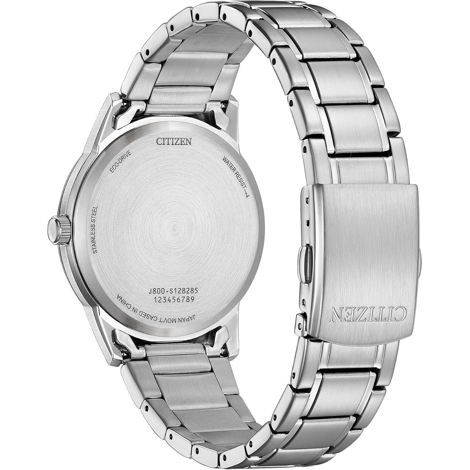 Citizen Men'S Eco-Drive Dress Classic Watch, Silver-Tone Stainless Steel Bracelet, Ivory Dial, 3 Hand, Day/Date (Model: Aw0100-86B)