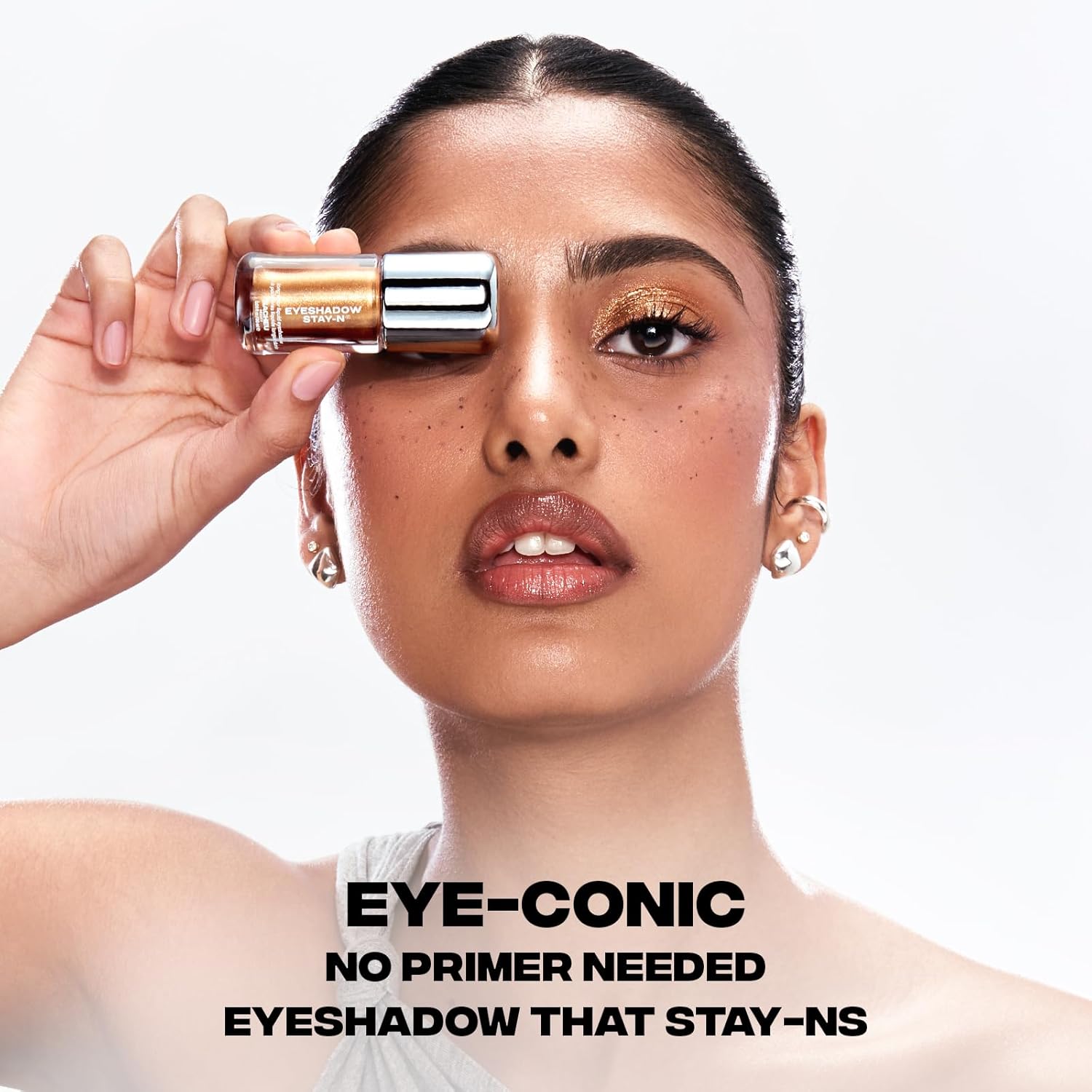 Sacheu Liquid Eyeshadow STAY-N Longwear Eye Makeup — Buildable Highly Pigmented & Blendable Eye Shadow Cream in Matte & Shimmer Finishes, Espress Yo Self