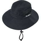Women's Sun-Hat UV-Protection-Foldable Mesh Wide-Brim Outdoor Summer Beach Fishing Hat with Ponytail-Hole