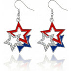 Halloween, Christmas, 4th of July Patriotic Earrings, Holiday Earrings Independence Day Stud Dangle Drop Earrings Hook Fashion Jewelry Gift for Women