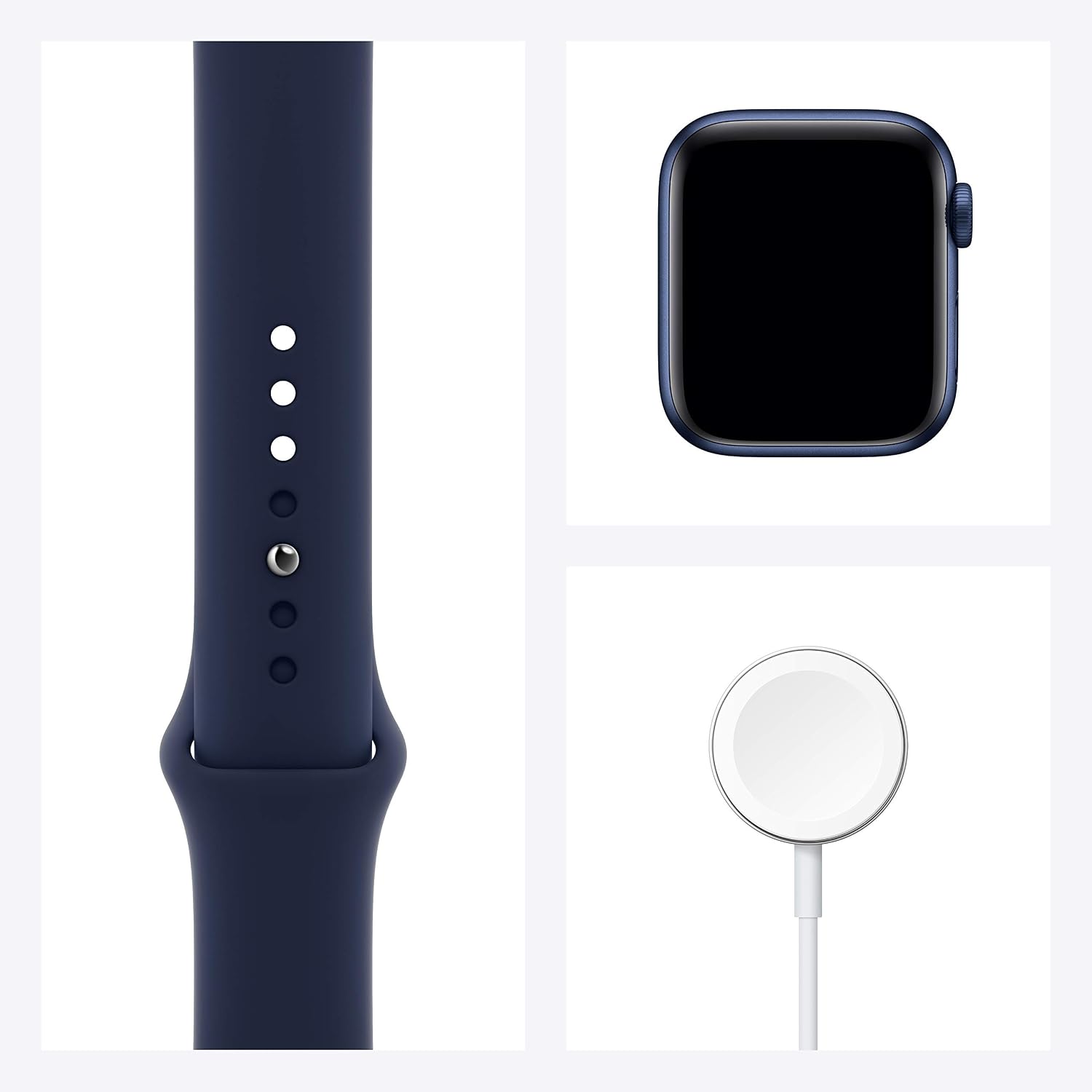 Apple Watch Series 6 (Gps, 40Mm) - Blue Aluminum Case With Deep Navy Sport Band (Renewed)