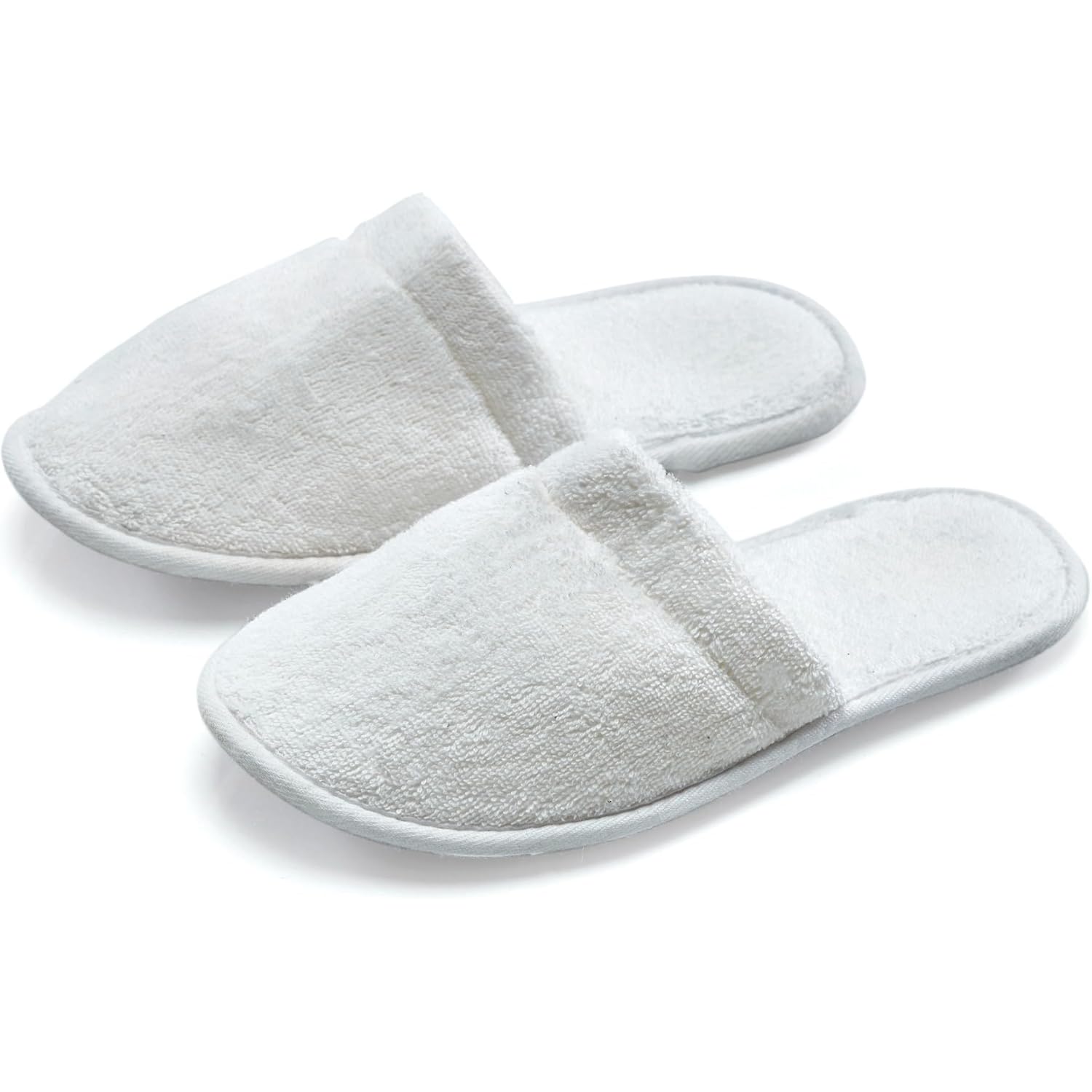 ESKYMODE Womens Cotton Bath Slippers, Terry Cloth Spa Slippers for Women