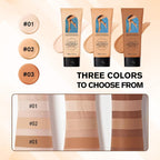 Leg Makeup Waterproof No Transfer,Flawless Looking Leg And Body Scar Cover Up Makeup,Waterproof Long Last Easy Application For All Skin Tones.(3# Bronze)