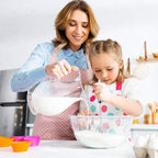 Digead Stainless Steel Egg Whisk, Hand Push Rotary Whisk Blender, Versatile Milk Frother, Hand Push Mixer Stirrer For Blending, Whisking, Beating & Stirring (12In)
