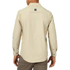 Atg By Wrangler Men'S Long Sleeve Mixed Material Shirt