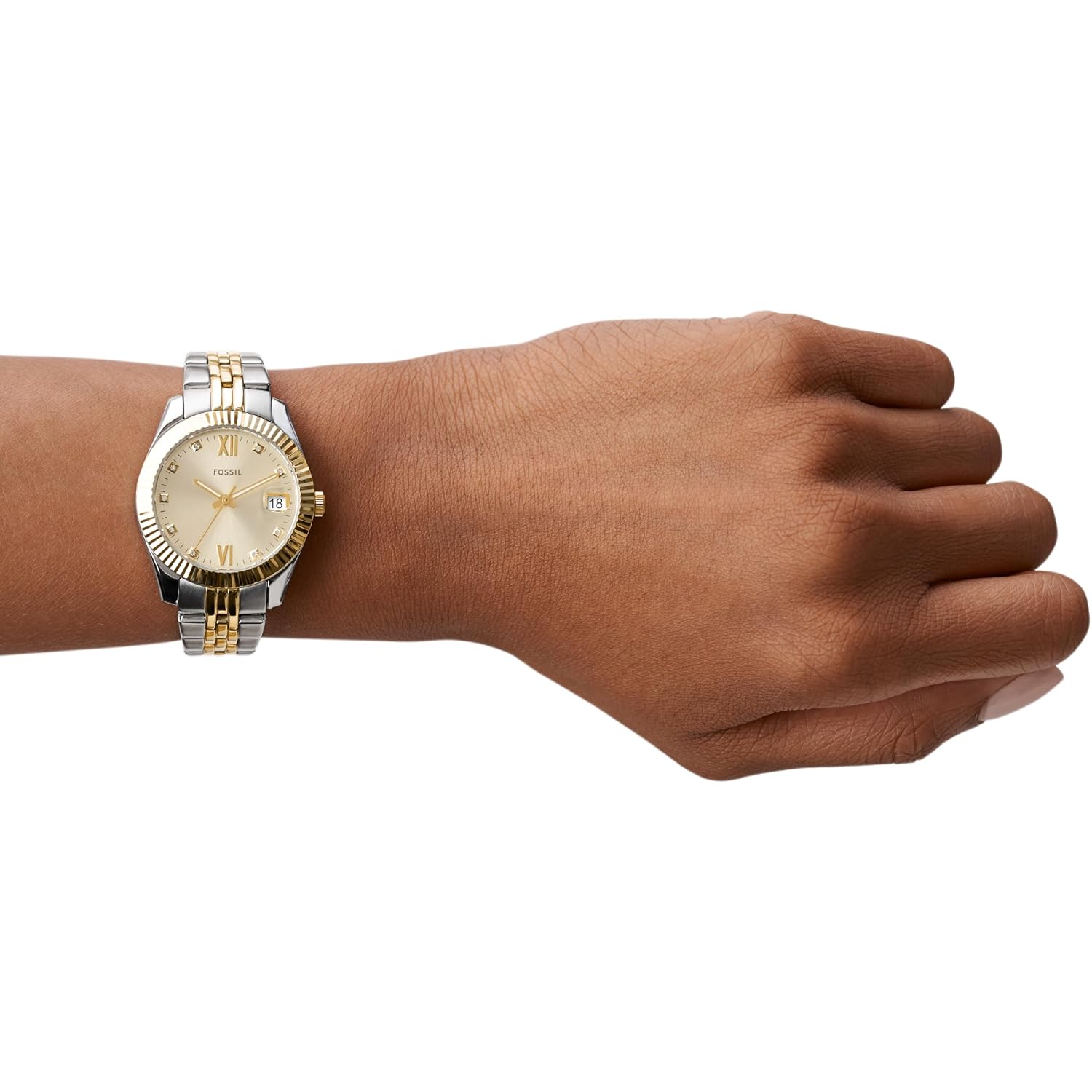 Fossil Women'S Watch, Scarlette Quartz Stainless Steel Three-Hand Watch For Women