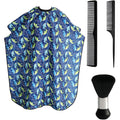 Professional Barber Cape,Polyester Hair Cutting Salon Cape,Water And Stain Resistant Apron