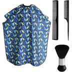 Professional Barber Cape,Polyester Hair Cutting Salon Cape,Water And Stain Resistant Apron