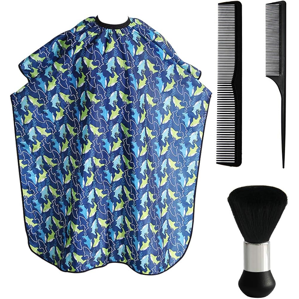 Professional Barber Cape,Polyester Hair Cutting Salon Cape,Water And Stain Resistant Apron