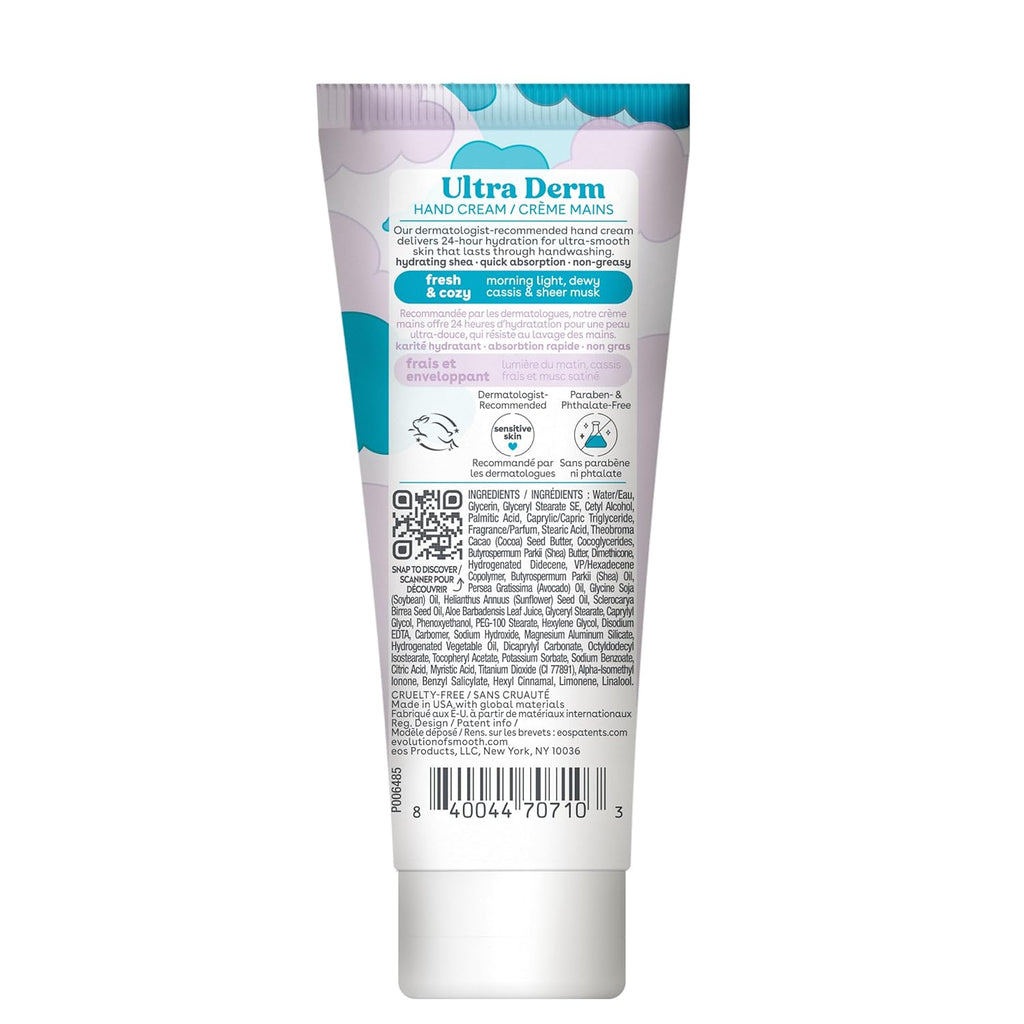 eos Shea Better Hand Cream – Fresh & Cozy, Hand Lotion, Hand Lotion for Dry Skin, Hydrating, Shea Butter, Dry Skin Relief, Travel Size, 2.5 oz