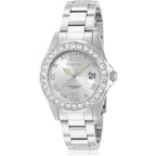 Invicta Women'S 15251 Pro Diver Silver Dial Crystal Accented Stainless Steel Watch