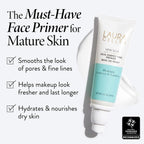 Laura Geller New York Spackle Primer - Hydrate - Super-Size 2 Fl Oz - Hyaluronic Acid Makeup Primer For Mature Skin