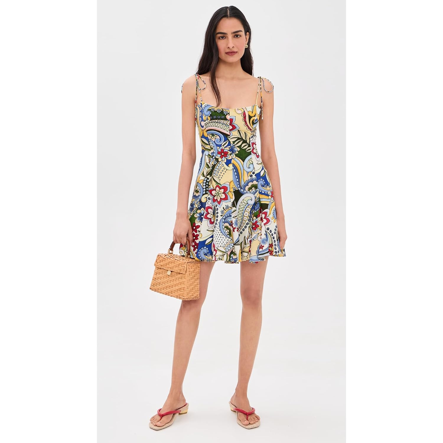Alice + Olivia Women'S Jeanette Paneled Mini Dress