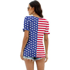 WIHOLL Tops for Women Summer Casual Ruffle Trim Sleeve Square Neck T Shirts