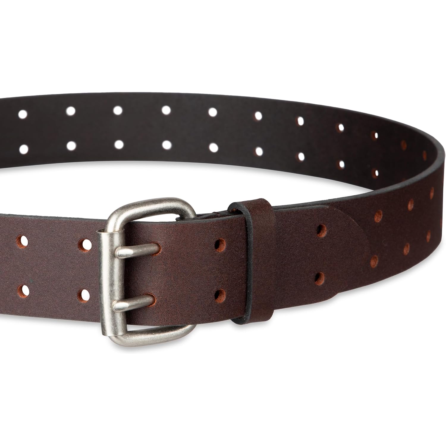 Dickies Men'S Double Prong Leather Work Belt – Fully Adjustable, Regular & Big And Tall Sizes