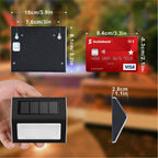 Solar Lights For Steps Decks Pathway Yard Stairs Fences, Led Lamp, Rainproof, Black Metal Housing, 6 Pack