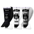 Ybuete 3Pcs Face Body Paint, Professional Paint For Halloween Cosplay Costume Party, Full-Coverage Multi-Color Cream Makeup Body Paint For Adult Halloween Cosplay Sfx Makeup Paint (White+Black+Silver)