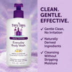 Fairy Tales Daily Cleanse Kids Body Wash | Kids Soap With Gentle, Clean Natural Ingredients | Sulfate Free, Silicone Free, Body Wash For Boys And Girls - 16 Oz.