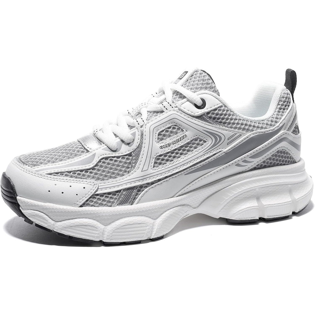 Baasploa Women'S Chunky Fashion Sneakers Casual Sports Shoes Mesh Breathable Athletic Gym Workout Tennis Shoe Platform Thick Walking Shoes