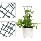 Feitore Plant Trellis Indoor, 6Pcs Stackable Plant Trellis For Climbing Plants Indoor, Small Plant Climbing Trellis For Potted Plants Plastic Climbing Plant Support Trellis For Houseplant Hoya Pothos