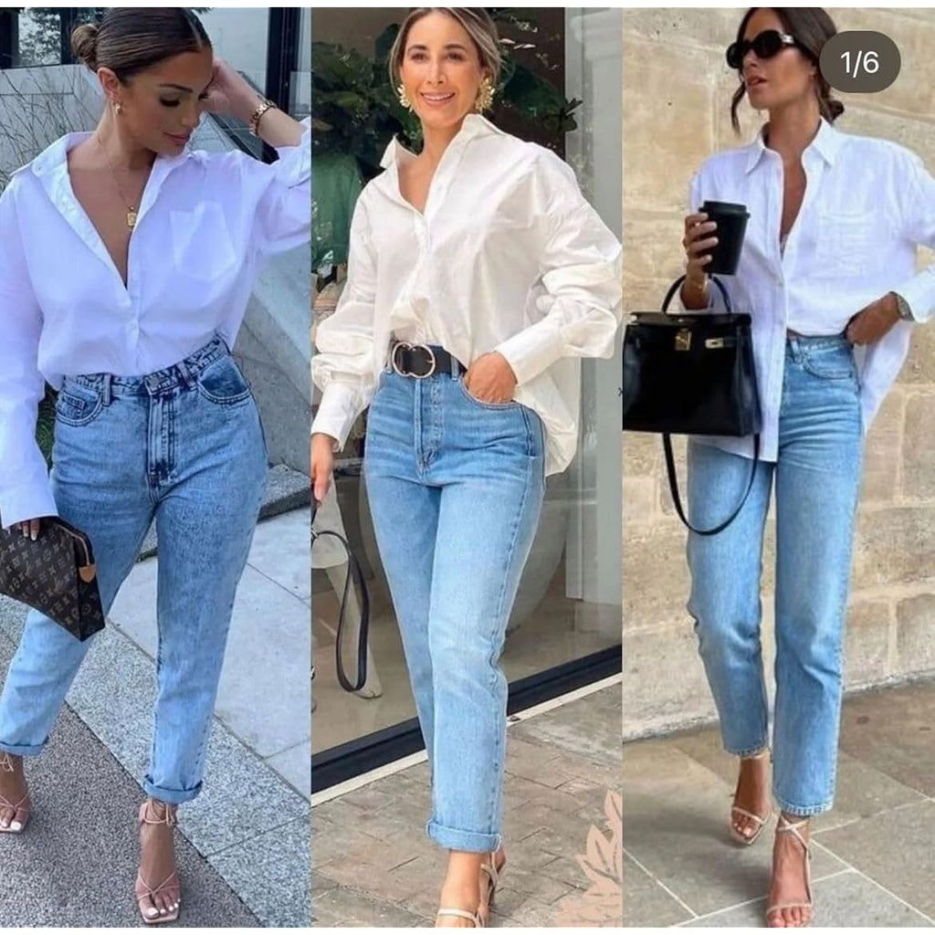 Womens Button Down Shirt Long Sleeve Blouse Business Work Tops Dressy Casual Floral Printed Outfits with Pocket