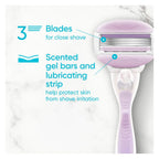 Gillette Venus ComfortGlide Freesia Women's Razor Refills, 4 Refills