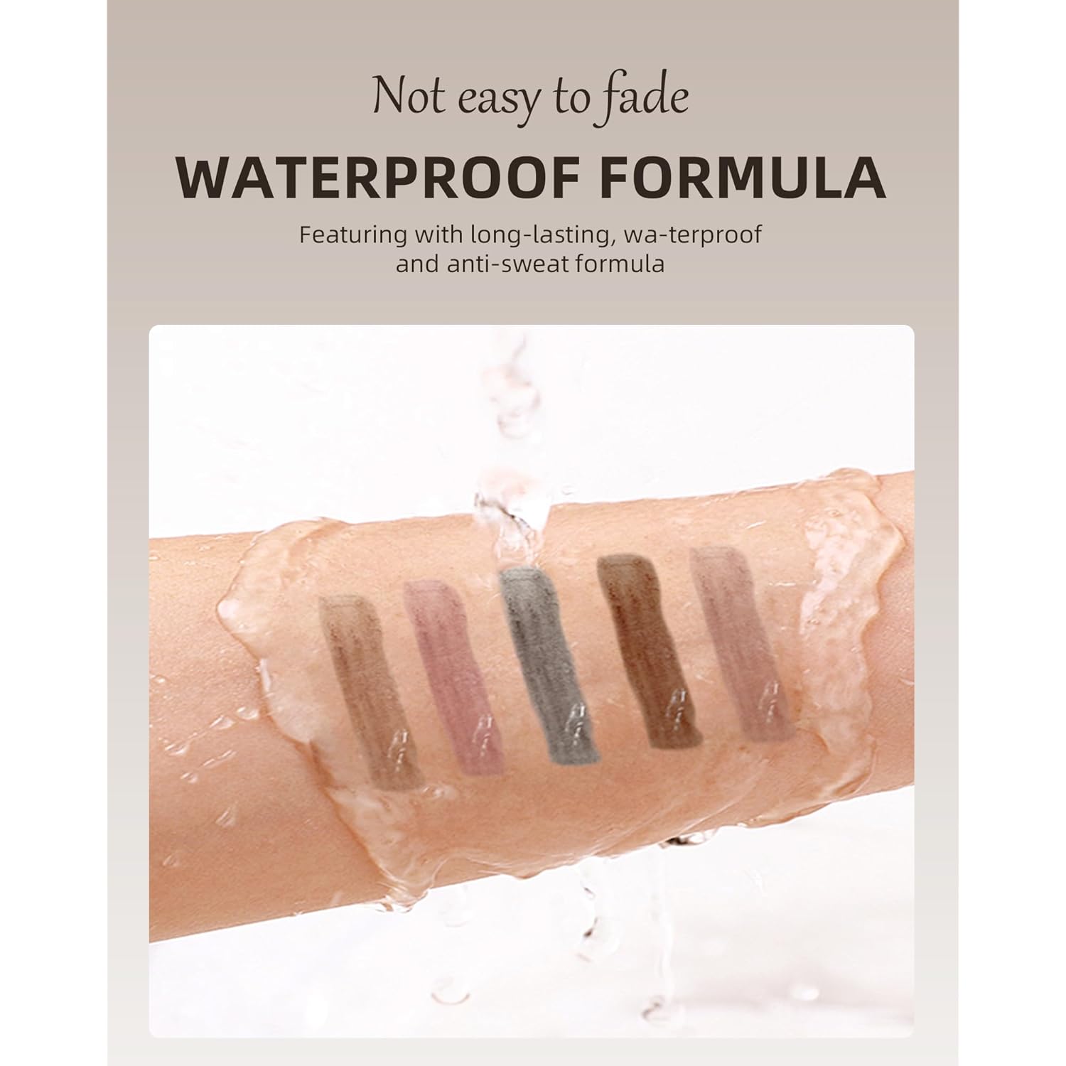 Waterproof Tinted Eyebrow Gel,2Pcs Blonde Long Lasting Liquid Tinting Eye Brow,Smudgeproof Eyebrow Gel Tinted Creamy Brow Filler,Ultra-Fine Brush Volumizing Brows Mascara for Women Eye Makeup Gift-01