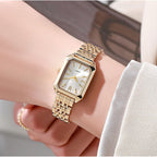 Bestkang Watches For Women Wrist Watches Steel Strap Womens Watch Casual Fashion Simple Square Quartz Wristwatch