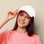 DALIX Womens Cap Adjustable Hat 100% Cotton Black White Gold Lavender Blue Pink Lime Green Hot Pink White