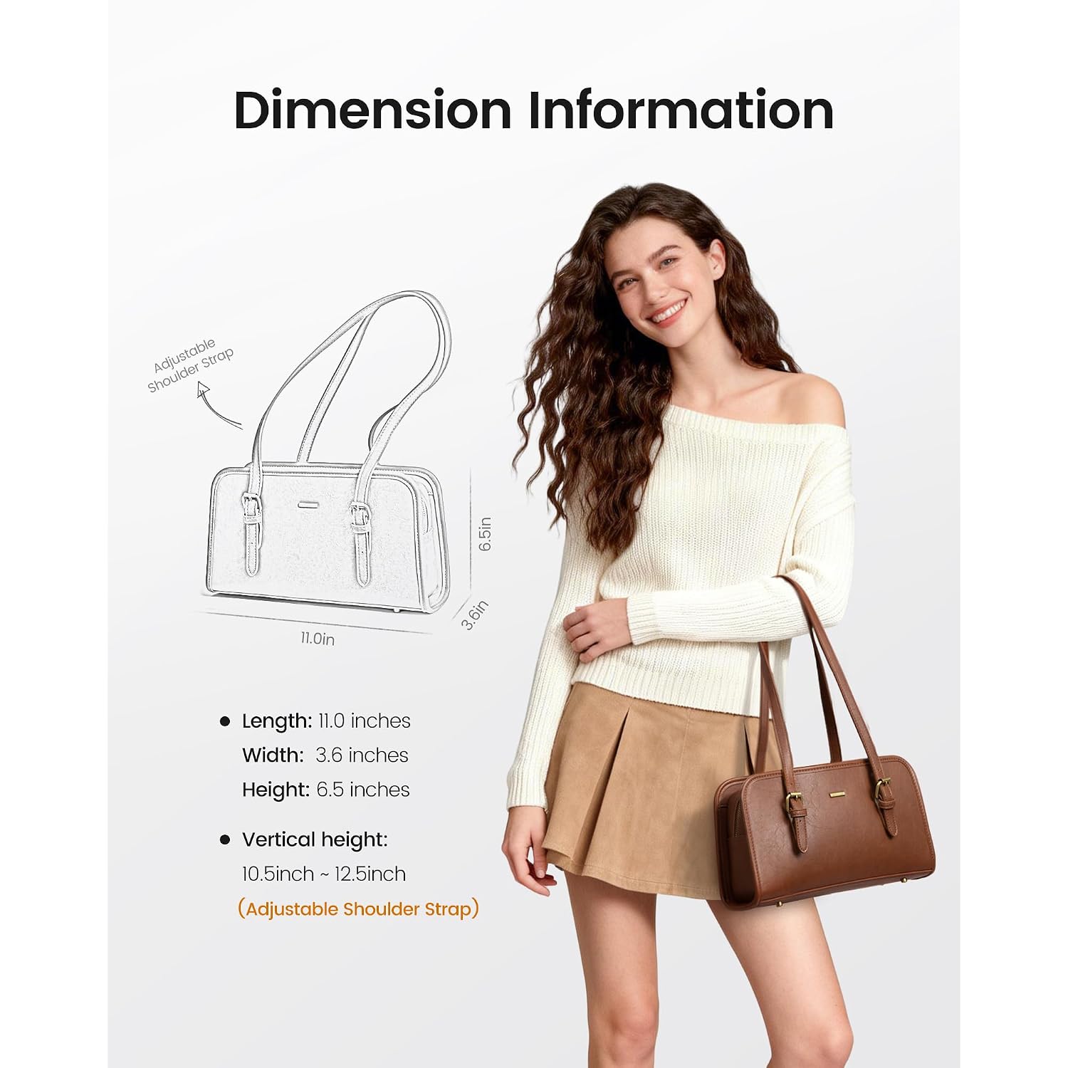 Lovevook Swing Zip Shoulder Bag, Small Purses For Women Trendy Handbags, Mini Vintage Hobo Clutch Leather Tote