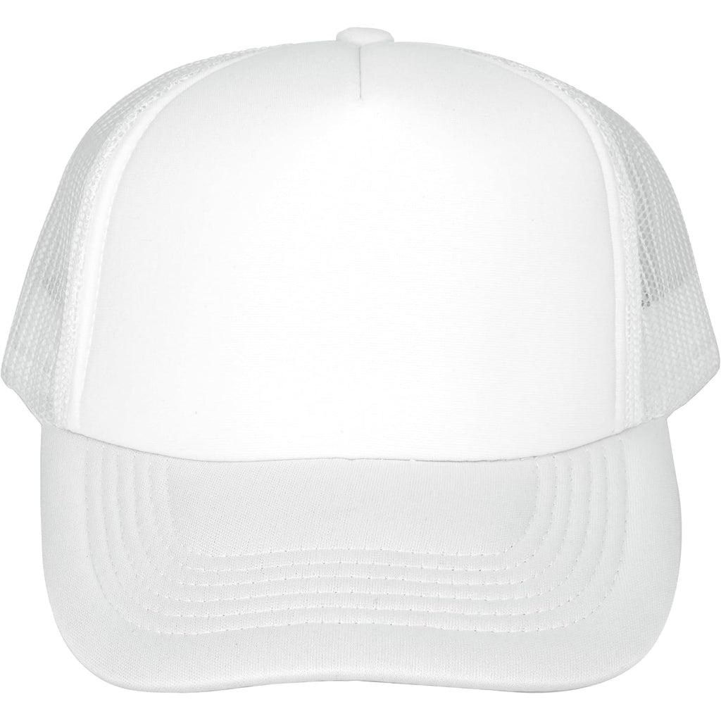 Gelante Sublimation Blank Trucker Hats - Polyester Foam Mesh Snapback Baseball Cap