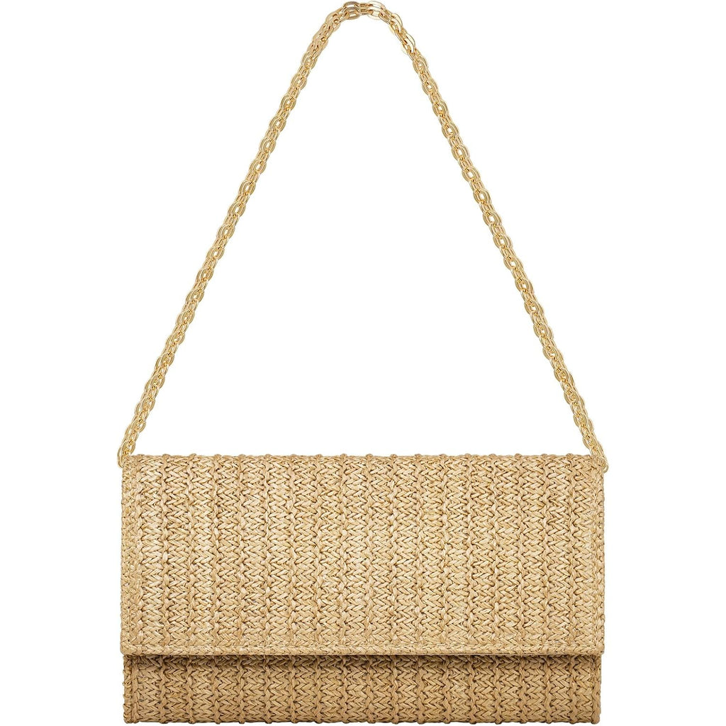 Kseymeir Straw Clutch Purse Shoulder Crossbody Bag Envelope Purse Raffia Handbag for Summer Beach Travel 2026 Trendy | Straw, Summer, Beach, Travel, Trendy