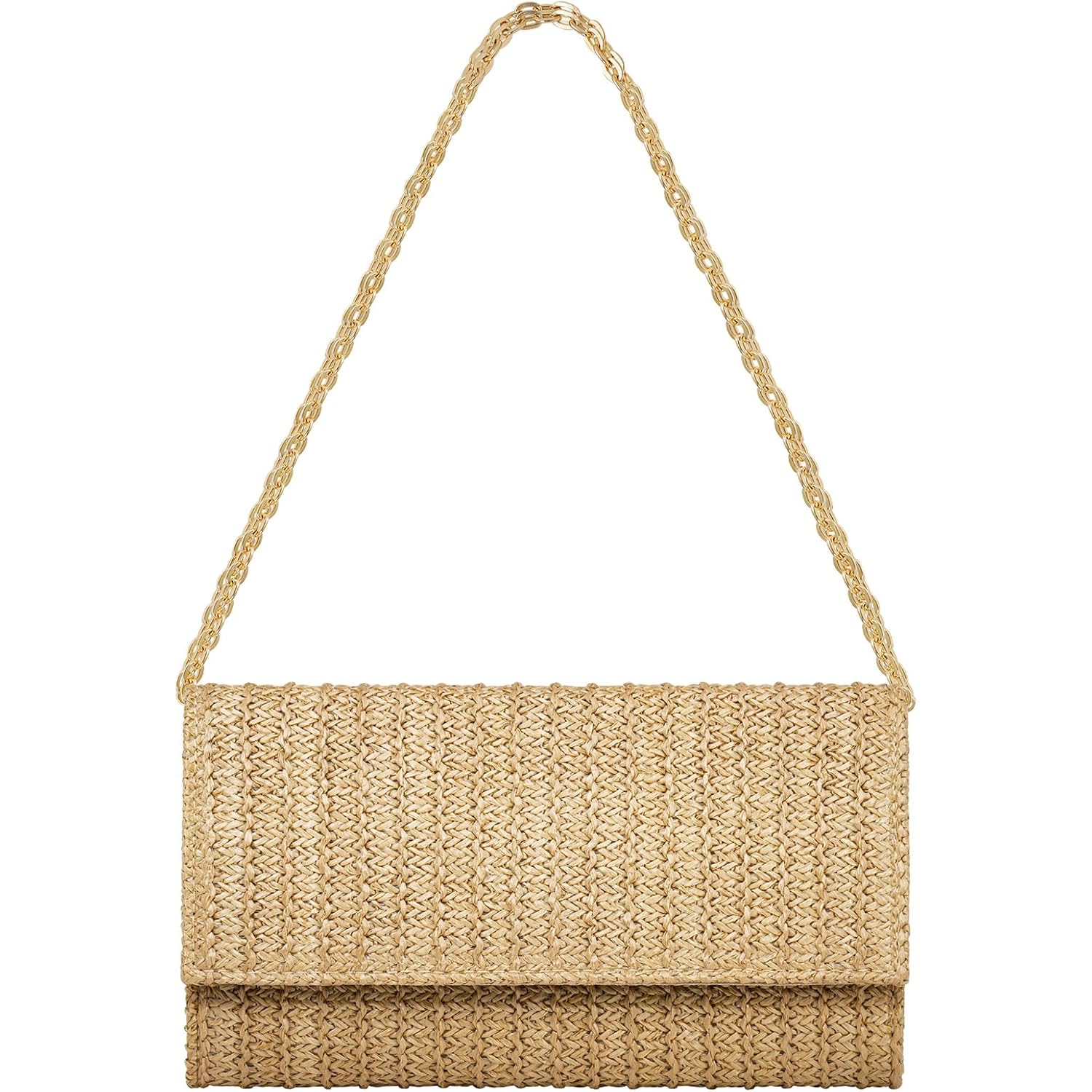 Kseymeir Straw Clutch Purse Shoulder Crossbody Bag Envelope Purse Raffia Handbag for Summer Beach Travel 2026 Trendy | Straw, Summer, Beach, Travel, Trendy