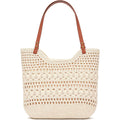 Peicees Small Crochet Beach Bag For Women- Woven Boho Purse Knitted Shoulder Bag For Summer Vacation Beachy Travel Pool