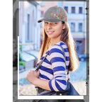 Biggun Trendy Embroidered Baseball Cap for Girls Women Men - Adjustable Soft Breathable Hats for Casual Wear