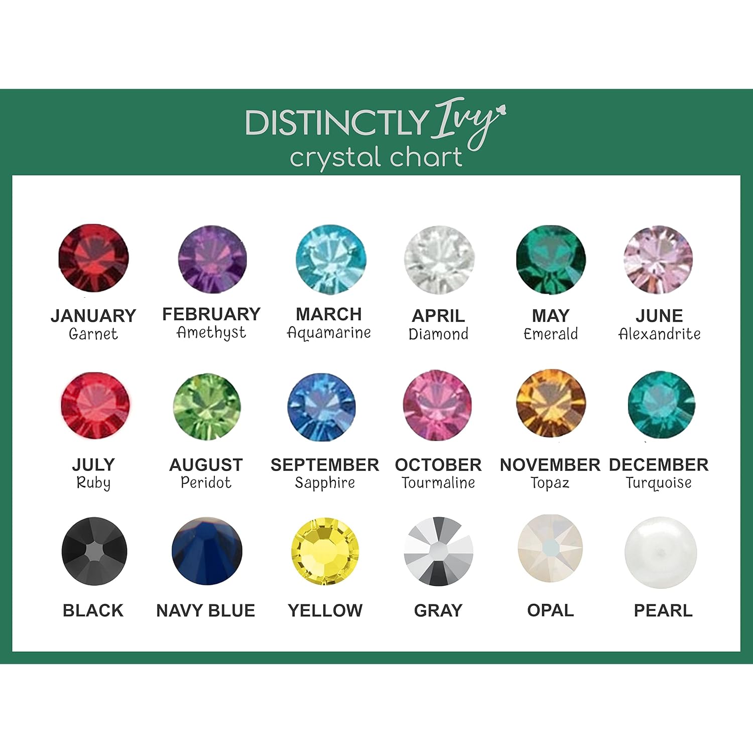 DistinctlyIvy Birthstone Bar Necklace - Choose Crystal Colors, Chain Length, Silver Rose Gold Options - Christmas Mom Gift - DGR DBB