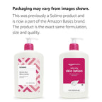 Amazon Basics Non-Greasy Body Moisturizer Lotion For Extra-Dry Skin With Vitamins B5 & E, Clean Scent, 16 Fl Oz, 4-Pack (Previously Solimo)