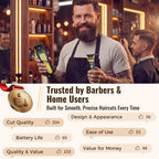 Ufree Hair Clippers for Men, Clippers and Trimmers Set, Cordless Barber Clippers, Grooming Kit, Gifts for Men