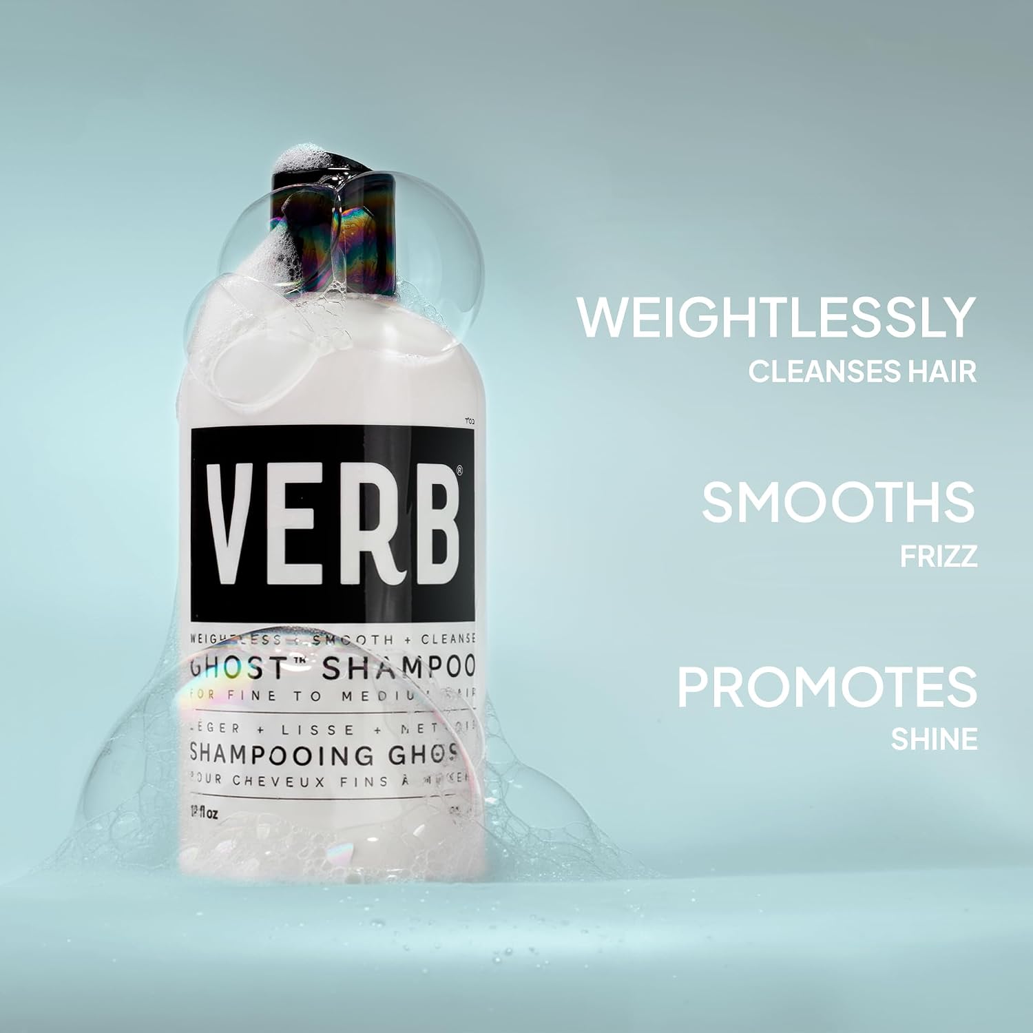 Verb Ghost Shampoo & Conditioner Duo Set - Infused With Moringa Oil - Cleanses + Moisturizes Fine And Weighed Down Hair - Vegan, No Parabens Or Harmful Sulfate