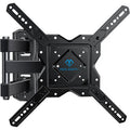 Perlesmith Full Motion Tv Wall Mount For 27-60 Inch Flat & Curved Tvs, Single Stud Tv Mount With Articulating Swivel Tilt - Wall Mount Tv Bracket Vesa 400X400Mm Up To 77 Lbs, Perfect Center Design