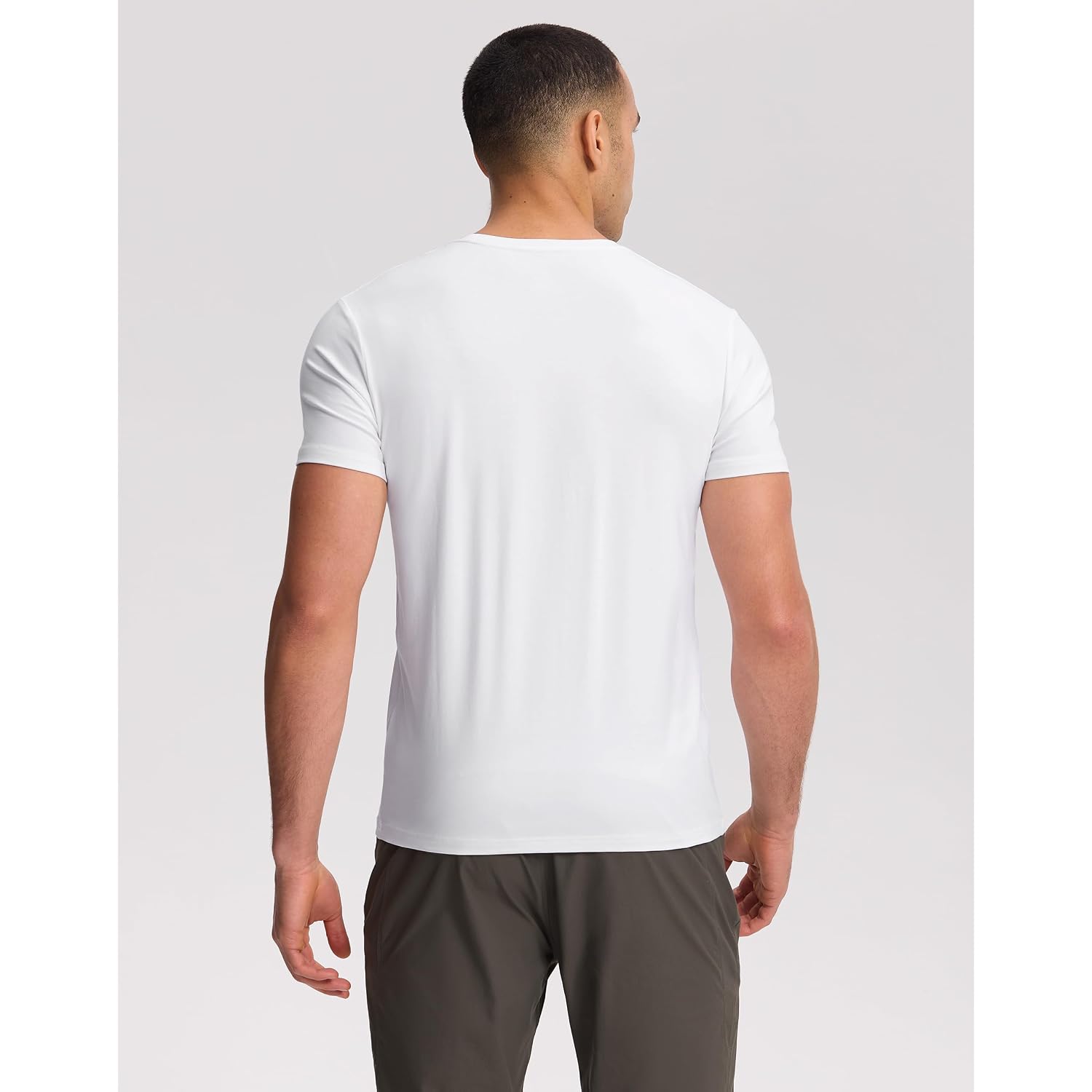 Pioneer Camp Mens Bamboo Shirts Ultra Soft Plain Tshirts For Men Cooling Crew Neck Casual Basic Tee Shirt Undershirt