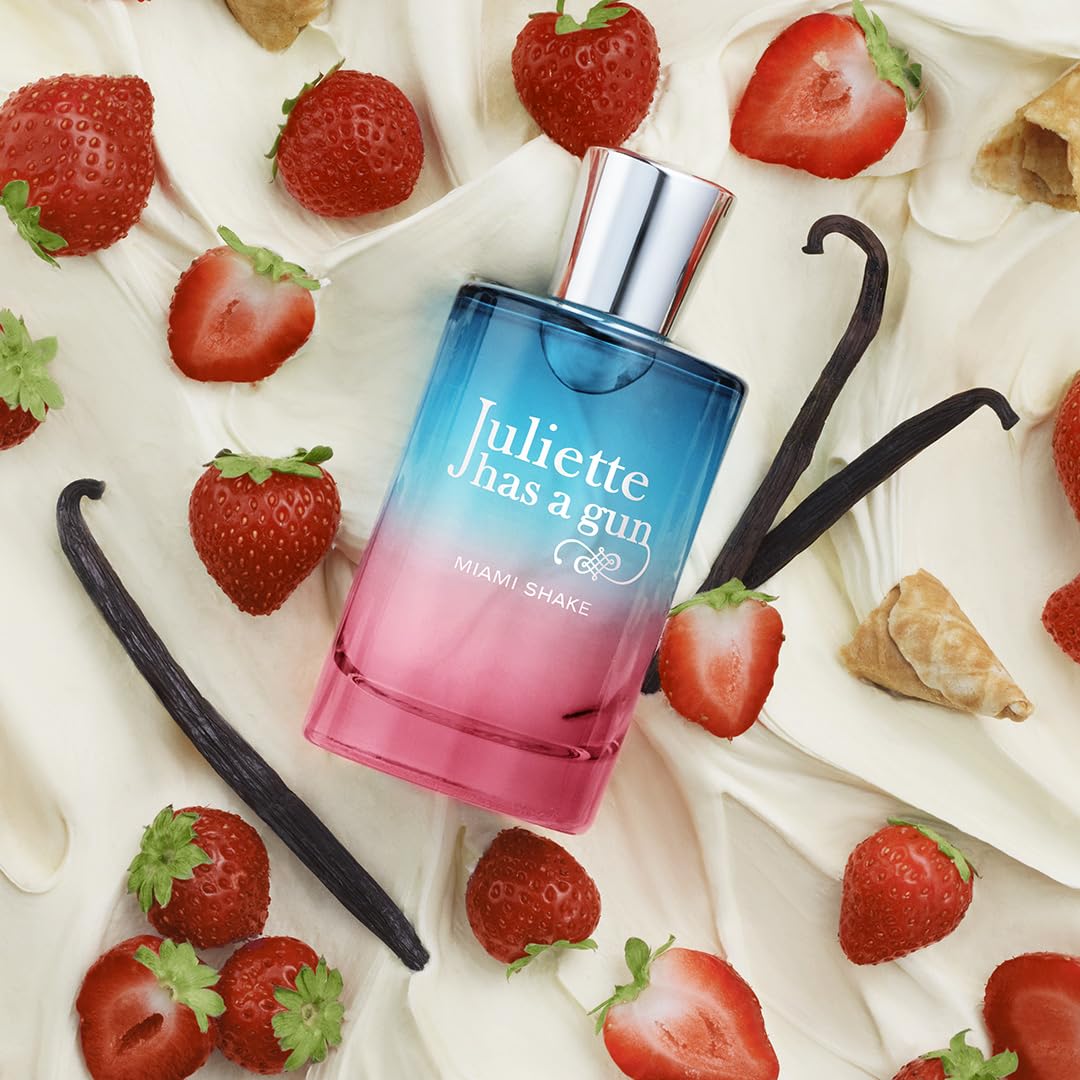 Juliette Has A Gun Miami Shake Eau de Parfum – Gourmand Fruity Vanilla Perfume for Women (Strawberry, Ice Cream, Vanilla Absolute)