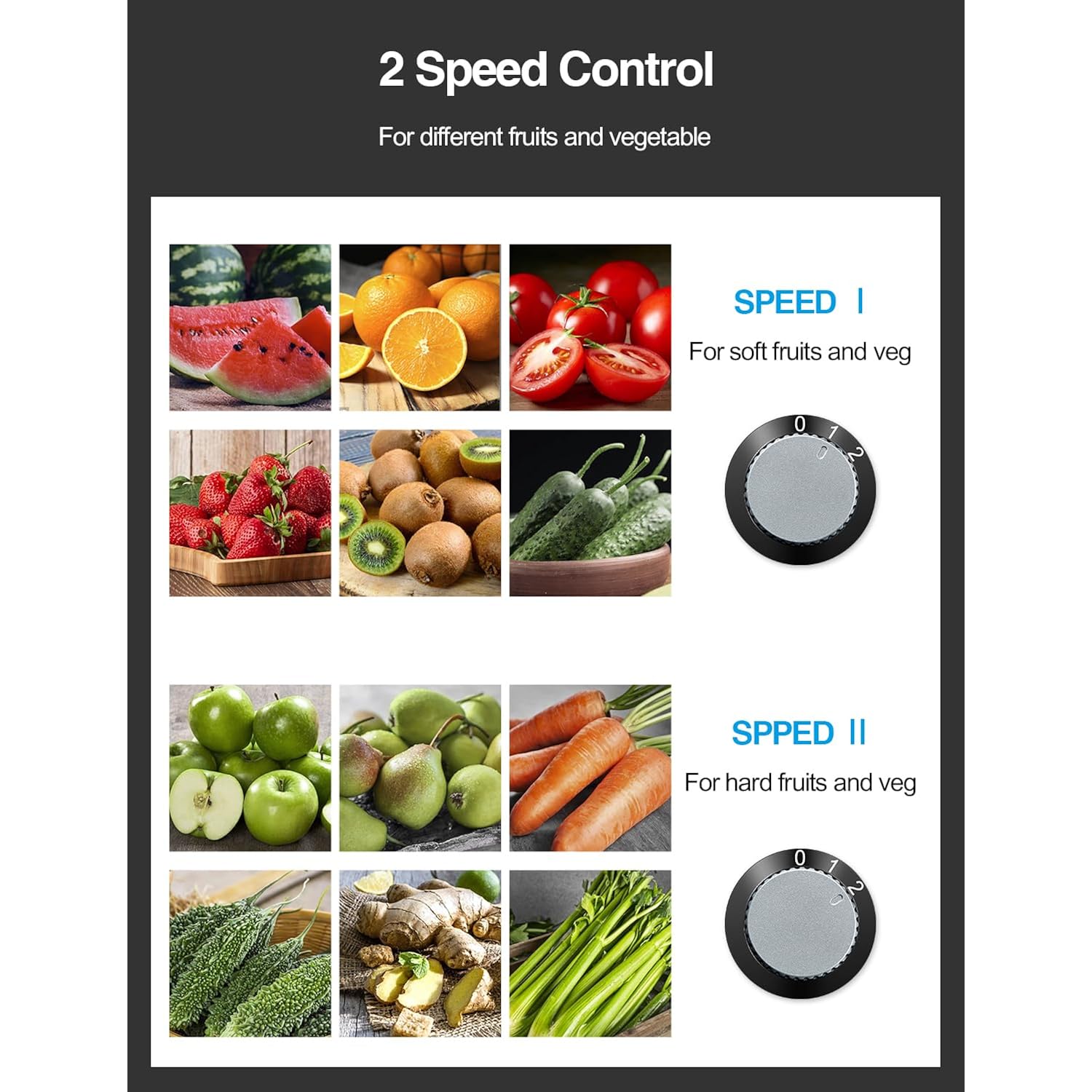 Juicer Machine, 800W Centrifugal Juicer Extractor with Wide Mouth for Fruit Vegetable, Easy to Clean, Stainless Steel, BPA-free (Black)