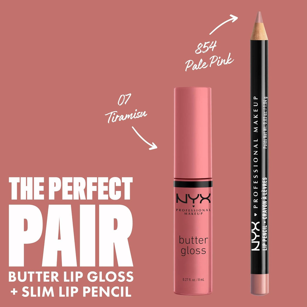 Nyx Professional Makeup Butter Gloss, Non-Sticky Lip Gloss - Tiramisu (Brown)