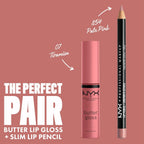 Nyx Professional Makeup Butter Gloss, Non-Sticky Lip Gloss - Tiramisu (Brown)