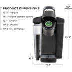 Keurig K-1550 Small Business Single Serve Coffee Maker, 96 Oz Water Reservoir, Black