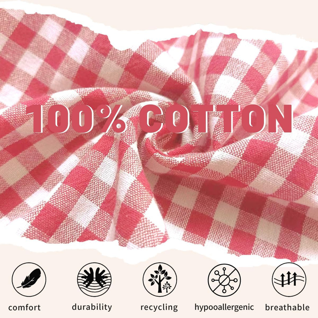 Women Cotton Gingham Button Down Shirts Slim Fit Sleeveless Blouses Plaid Tops Summer Clothes Fashion Outfits