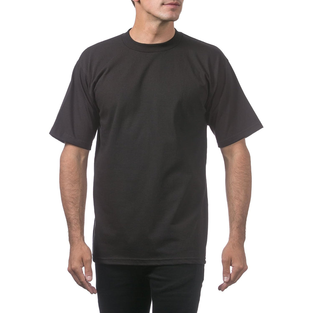 Pro Club Men'S Heavyweight Cotton Short Sleeve Crew Neck T-Shirt